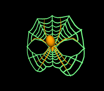 veuve noire masque Halloween araignée toile costume cosplay mode 3d print model - Mito3D