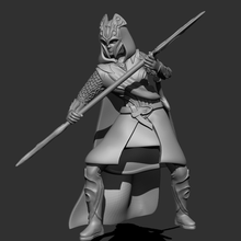 madera negra Guardia juego aos lotr años sigmar medio tierra noveno reyes guerra fantasía duende guerrero princesa lumineth alto elfos nórdico 3d print model - Mito3D