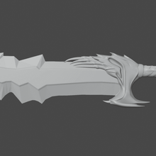 bıçak kaos oyun kratos Tanrı savaş güle 3d print model - Mito3D