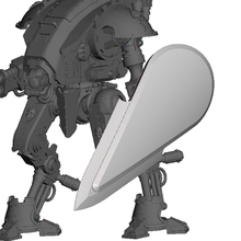 bladed pavise armor bearer game shield games 3d print model - Mito3D
