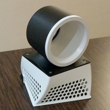 blattloser 120-mm-Wabe-fan home Ventilator Dekor 3d print model - Mito3D