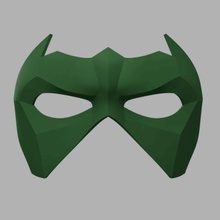 maestro robin mask varios de la injusticia batman dccomics domino 3d print model - Mito3D