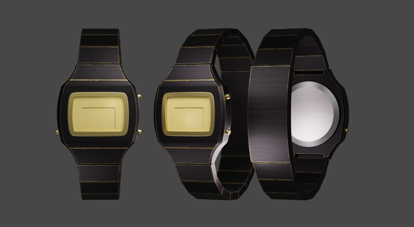 bladerunner deckard wristwatch Game 2049 rick watch microma 3d print model - Mito3D