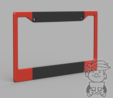 blank - license plate cover usa 3d print model - Mito3D