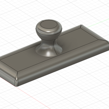 blank stamp template 3d print model - Mito3D