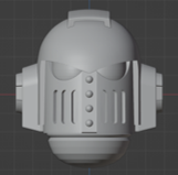 blank veteran variant space heads Game 3d print model - Mito3D