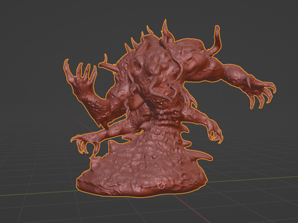 blasmofeta alma colheitadeira carne sangue demônio monstro luz 3d print model - Mito3D