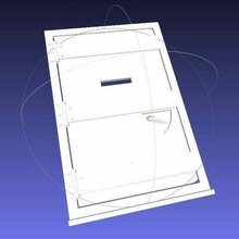 sprengen Türen Requisiten 3d print model - Mito3D