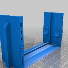 blast doors - double wide 40k aliens space hulk star wars starwars terrain vault warhammer zone mortalis props 3d print model - Mito3D