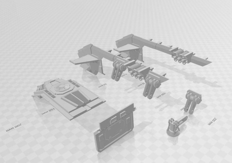 explosion Aigle transporteur mettre jour marteau guerre Jeux 3d print model - Mito3D