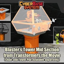 blaster's tower mid transformers movie blaster 3d print model - Mito3D
