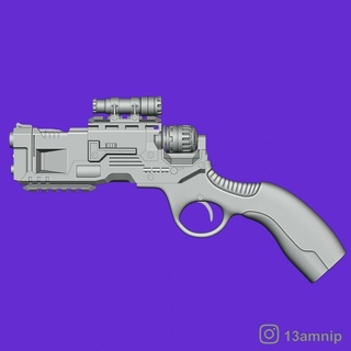 blaster 3d print model - Mito3D
