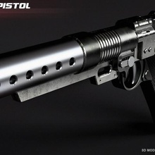 519 blaster tabanca jyn erso oyun starwars sahne scalemodel cosplay bir haydut 3d print model - Mito3D