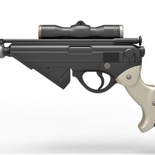 blaster tabanca gece keskin nişancı x-8 Yıldız Savaşları çeşitli cephede yazdırılabilir baskı oyuncak yineleme cosplay starwars blasterx8 x8 nightsniper scifi silah blasterpistol 3d print model - Mito3D
