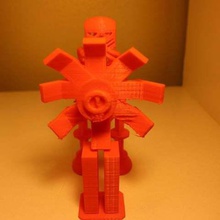 blaster gioco modello di robot 3d print model - Mito3D