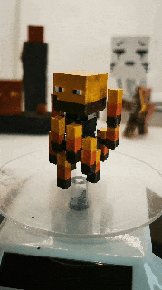 flamber Minecraft foule 3d print model - Mito3D