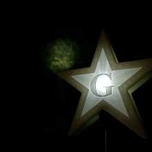 estrela ardente lâmpada de árvore chapéu coco a casa exterior do jardim natal topper maçônica abajur maçom flammender popa 3d print model - Mito3D