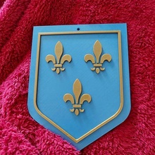 Wappen Gendarmerie ile Frankreich 3d print model - Mito3D
