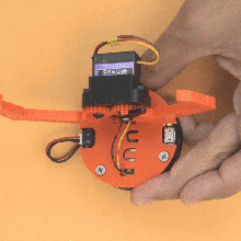 ble griffe gadget bras Bluetooth poignée servo fil robotique 3d print model - Mito3D