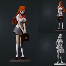 bleach - orihime inoue impressão 3d figura modelo de a arte escola garota japonês uquiorra oca anime mangá estátua figurine ichigo demônio monstro 3d print model - Mito3D