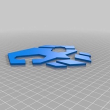 çamaşır suyu Sanat işaretler logolar 3d print model - Mito3D