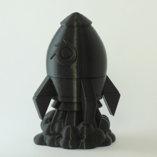 blender 28 code quest Rakete Spiel - Spielzeug Raum 3D print model - Mito3D