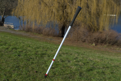 blind white cane baton blind blind walking walk visual see walk help disability disabled  3d print model - Mito3D