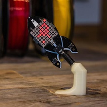 blinkenrocket de pie gadget 3d print model - Mito3D