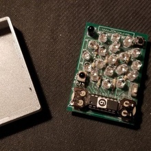 blinkie case 19 leds tool electronics 3d print model - Mito3D