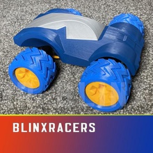 blinxracers r2020 macchinine gioco giocattolo auto pick-up camion monster 3d print model - Mito3D