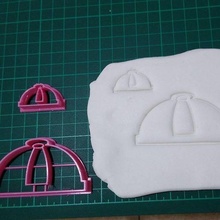 blippi biscotto 3 7 cm cappello taglio y 3d print model - Mito3D