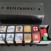 blitzkrieg tokens holder + victory track game boardgame accessories organizer games 3d print model - Mito3D