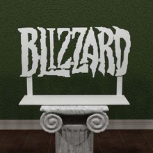 blizzard logo art signs logos wow stand sign grou emblem easy print diablo3 diablo awesome 3dpicks 3d print model - Mito3D