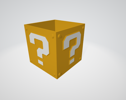 bloccare Mario bros scatola mistero 3d print model - Mito3D