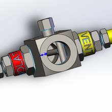 block bleed valve 3d print model - Mito3D