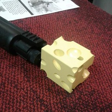 bloque de queso paintball barril bloqueador gadget recreo suiza los lácteos alimentos el 3d print model - Mito3D