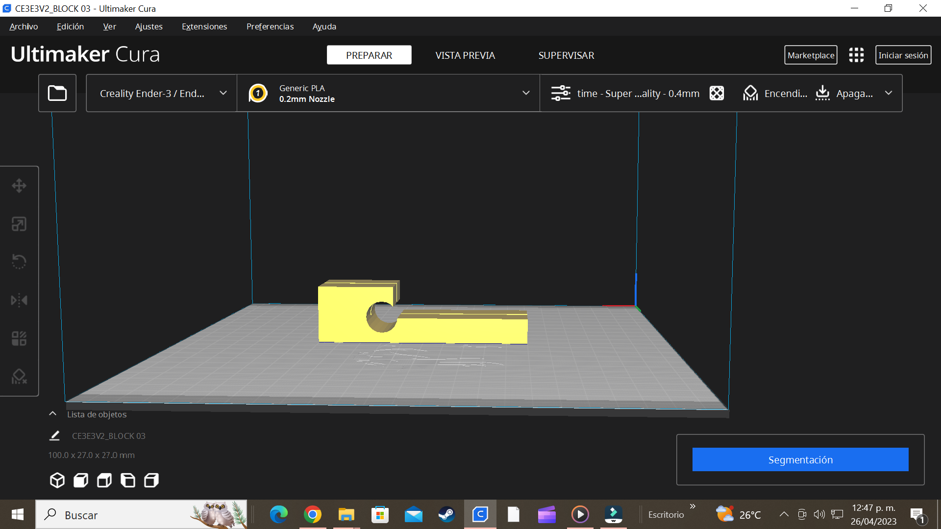 quadra guia 3D print model - Mito3D