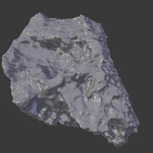 block island vari Modello 3d il mars exploration rover meteorite 3d print model - Mito3D