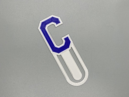 block letter c bookmark reader gift book accessory alphabet inital personalized simple fast 3d print model - Mito3D