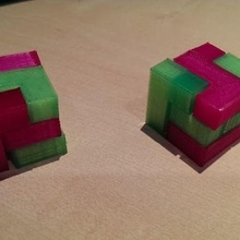 bloquear rompecabezas 3d print model - Mito3D