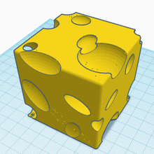 block swiss cheese various props food emile remy 3d print model - Mito3D