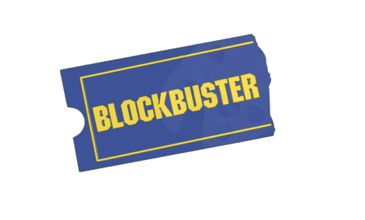 blockbuster logo video store films 3d print model - Mito3D