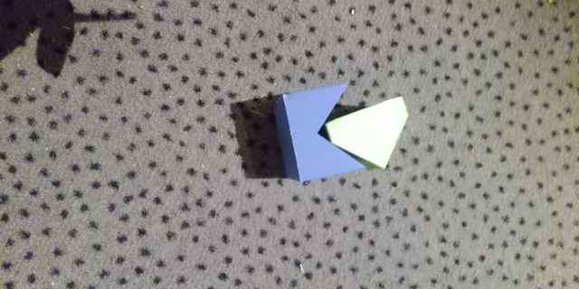 blocks make cuboid block 4 cone cuboid counterform triangle  3d print model - Mito3D