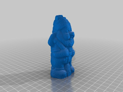 bloklu cüce 2 3d yırtmaç heykeller 3d print model - Mito3D