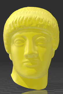 sarışın oğlan Sanat büst baş Yunanistan Yunan mitoloji ince sanatlar heykel heykeltıraş 3d print model - Mito3D