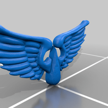 blood drop wings toy 3d print model - Mito3D