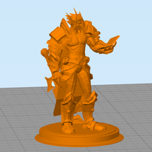 blood elf paladin statue game base warrior holy pally ashbringer templar world warcraft wow 3d print model - Mito3D