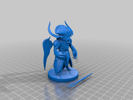 blood maykr collectible demon doom eternal ancient gods toy uzarran creatures 3d print model - Mito3D