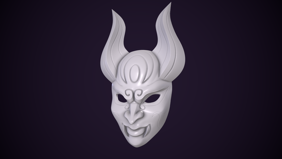 blood moon diana mask - league legends Game wild rift of cosplay 3d print model - Mito3D