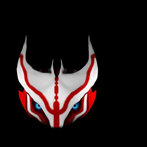 blood moon mask 3d model 